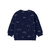 Jumper met auto- Print donkerblauw