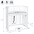Boxspring Beistellbett Comfort Plus weiß lackiert
