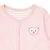 Veste réversible GOTS silver rose