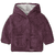 Plüschjacke mauve