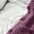 Giacca in felpa color malva