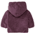 Plüschjacke mauve