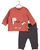 Set van 2 Sweatshirt + Broek Brick Red