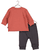 Set van 2 Sweatshirt + Broek Brick Red