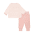 Conjunto de sudadera para bebé Silver Rosa