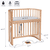 Boxspring Beistellbett Comfort Plus natur lackiert