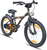 PROMETHEUS BICYCLES® Kinderfahrrad 18" schwarz matt-orange