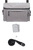 Borsa fasciatoio per passeggini Sport - grigio