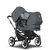 bugaboo Duo kinderwagen Donkey 5 Duo Complete Graphite/Grey Melange