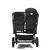Poussette double côte à côte Donkey 5 Duo Complete Black/Midnight Black