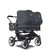 Zwillingswagen Donkey 5 Twin Complete Graphite/Stormy Blue Inklusive Gratis Erweiterungsset