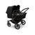 Poussette double côte à côte Donkey 5 Twin complète Black/Midnight Black