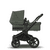 Zwillingswagen Donkey 5 Twin Complete Black/Forest Green Inklusive Gratis Erweiterungsset