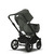 Zwillingswagen Donkey 5 Twin Complete Black/Forest Green Inklusive Gratis Erweiterungsset