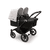 Poussette double côte à côte Donkey 5 Twin complète Black/Misty White