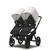 Passeggino gemellare Donkey 5 Twin Complete - nero/bianco