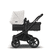 Passeggino gemellare Donkey 5 Twin Complete - nero/bianco
