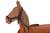 Briglie per cavallo, nero