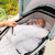 Baby Nest per navicella - bianco e nero pois