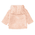 Veste en peluche pastel rose