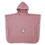 Poncho de bain enfant hérisson rose