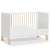 Lit à barreaux NICO bois blanc 124x66 cm