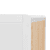 Lit à barreaux NICO bois blanc 124x66 cm