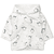 Wendejacke warm white gemustert