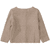 Veste en tricot taupe