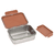 Lunch box ze stali nierdzewnej, Happy Print s karmel