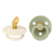 Dummy Colour Anatomical Teat Sage & Ivory 0-6 månader, 2 st.