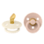 Snutte Colour Anatomisk spene Ivory & Blush 0-6 månader, 2 st.