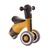 Rowerek biegowy MINIBI, honey yellow