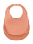 Bavoir bébé à nouer silicone Terracotta