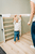 Family-SCL Barreaux pour échelle d'escalade enfant bois blanc