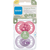 Original Succhietto in silicone Matt 16+ mesi 2 pezzi in rosa/viola