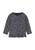 Langarmshirt Blümchen navy