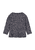 Langarmshirt Blümchen navy