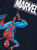 Camisa de manga larga Spider hombre Nmmnazir Dark Sapphire