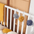 Baby Gym Knoten Set, Blau-Grau-Curry Gelb