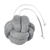 Baby Gym Knoten Set, Blau-Grau-Curry Gelb