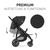 Poussette Rapid 4D Black