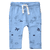 Broek light blauw gedessineerd