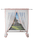 BeBes Collection Rideaux papillon 3D rose 100x170 cm 2 pièces