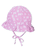 Cappello da sole con fiocco rosa pallido