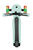 Trottinette électrique enfant 3 roues One K E-Motion 4 Plus menthe