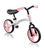 Bicicleta infantil Go Bike Duo blanco rosa pastel