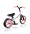 Bicicleta infantil Go Bike Duo blanco rosa pastel