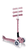 Patinete plegable Junior Scooter Lights Eco berry