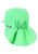 Peaked Cap kaulasuojalla Medium Green
